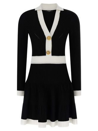 Balmain Two-Tone Dress