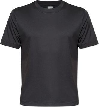 Eleventy T-shirt met ronde hals - Heren - T-shirts - Grijs - M - Katoen - Tops
