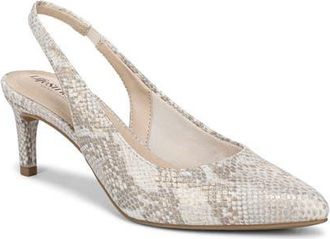 Life Stride Annalise Slingback Pump in Bone Multi at Nordstrom, Size 6.5