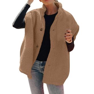 Generic FJKVAVF Black of Friday Deals 2024 Gifts For Women Womens Body Warmers Gilet Fleece Waistcoat Women Sleeveless Cardigans Coats WomenS Autumn Jackets L