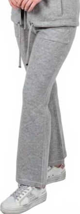 Tribal Mix Pull On Pant In Grey