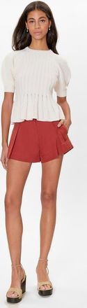 Rebecca Taylor Ella Knit Sweater in Ivory at Nordstrom, Size X-Small