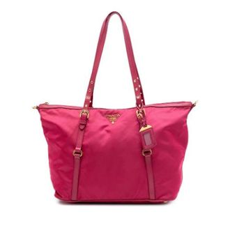 Prada Pre-owned Vintage Nylon Satchel - Dames - Vintage Shopper - Roze - ONE Size - Nylon - Vintage