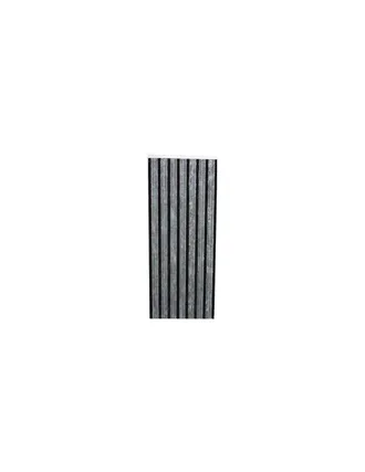 MOREL Cortina Para Puerta Florence Chenilles 90x220 Cm - Gris, Negro - Morel