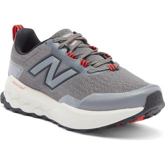 New Balance Fresh Foam Garo Trail Running Shoe in Castlerock/True Red at Nordstrom, Size 10