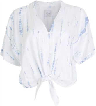 Rails Womens Thea Blouse In Cloud Tie Dye