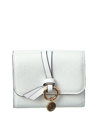 Chlo&eacute; Alphabet Small Leather Trifold Wallet