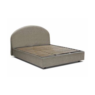 Dmora Dmora - Cama De Plaza Y Media Dboe, Cama Contenedor Con Revestimiento De Tela, 100% Made In Italy, Apertura Frontal, Adecuado Para Colch&oacute;n Cm 120x190,