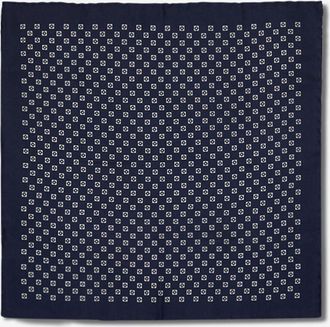 Brunello Cucinelli Quadratische Stofftasche mit Fantasiemuster