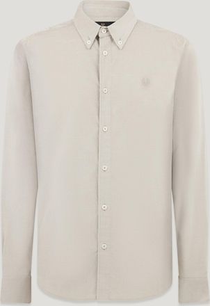 Belstaff Street Shirt Mens Cotton Corduroy Cement Grey Size 2XL
