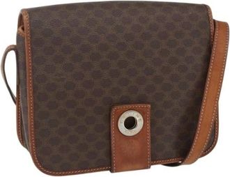 Celine Pre-owned Cross Body Bags, female, Brown, Size: ONE SIZE Pre-owned Plastic Cross Body Bag