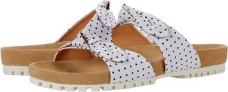 Jack Rogers Rose Double Knot Comfort White / Plaid Black 124211SA10-120 Womens