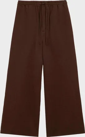 Loewe x Paula & apos;s Ibiza Men & apos;s Washed Satin Wide-Leg Drawstring Pants