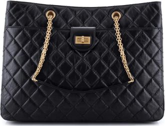 Chanel Front Pocket Reissue 2.55 Tote Quilted Aged Calfskin shoulder bag - Zwart