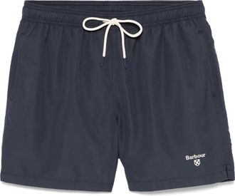 Barbour logo swim shorts - men - Polyester/Polyester - S - Blue
