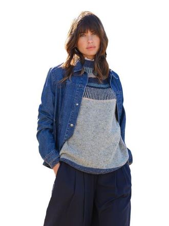 Celtic & Co. Statement Donegal Wool Sweater in Sage at Nordstrom, Size X-Small