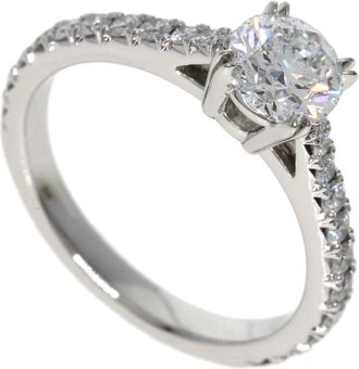 Love Platinum 950 Band Ring (Pre-Owned)