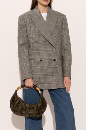 Balmain Handbag Ebene, Womens, Brown