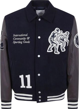 Les Deux Basket Varsity Wool Jacket