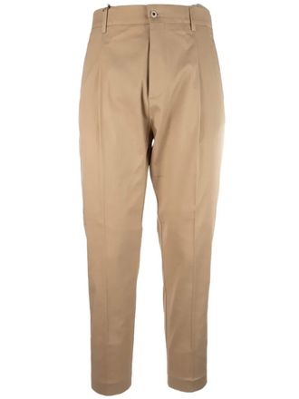 Pence Alain Cropped Tailored Structured Pants