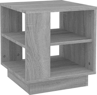 vidaXL Mesa De Centro Madera De Ingenier&iacute;a Gris Sonoma 40x40x43 Cm Vidaxl