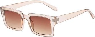 Generic Small Frame UV400 Mens And Womens Sunglasses Sports Beach Vacation Party Shopping(Clear)