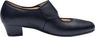 Ara Catania Blokhak Pomp - Dames - Pumps - Zwart - 38 1/2 EU - Leer - Schoenen
