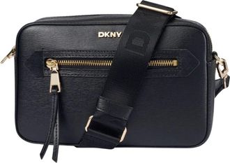 DKNY Bryant Ave Camera Bag - unisex - Schoudertassen - Zwart - ONE Size - Leer - Tassen