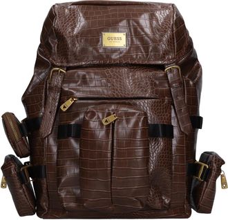 Guess Tassen.. Bruin - Heren - Rugzakken - Bruin - ONE Size - Leer - Tassen