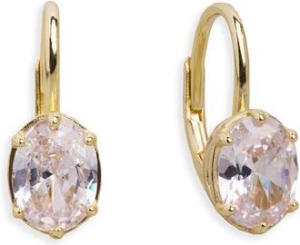 Argento Vivo Cubic Zirconia Earrings in Gold at Nordstrom