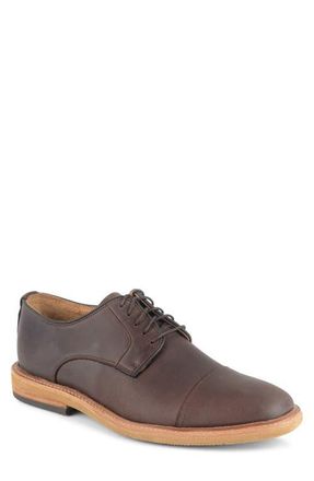 Warfield & Grand Clement II Cap Toe Derby in Dark Brown at Nordstrom, Size 10.5