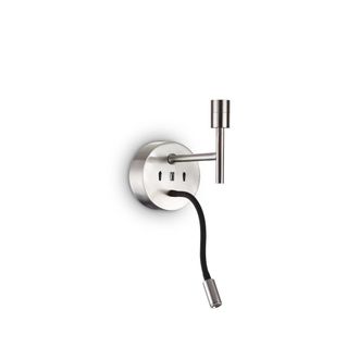 Netlighting Set Up Wall Light + Reading Light Nickel Without Shade 3000K in Grey