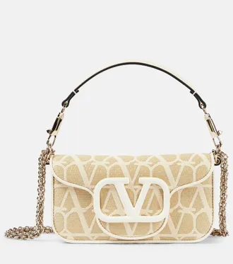 Valentino Garavani Loc&ograve; Small Toile Iconographe shoulder bag