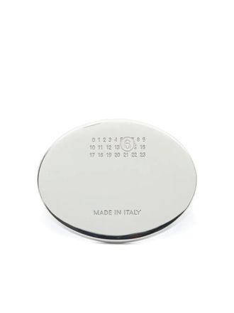 Maison Margiela Anello ovale - Argento