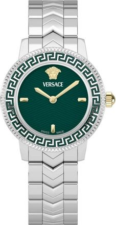Versace V-Icon Veuca 0424 Horloge - Dames - Horloges - Groen - ONE Size - Accessoires