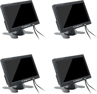 OEM Adecuado Para Cuatro Monitores Hdtv De 7 Pulgadas, Resoluci&oacute;n De 800x480, Pantalla Lcd Port&aacute;til Para Veh&iacute;culos, Compatible Con Reproducci&oacute;n De Dvd/cmm