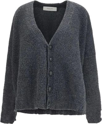Golden Goose Gebreid vest - Heren - Truien - Grijs - Maat: Xs/S Zijde