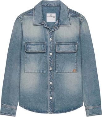 Courr&egrave;ges Shirts Denim - Heren - Spijkerjassen - Blauw - M - Denim - Jassen