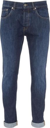 Dondup Jeans, Heren, Blauw, W38, Katoen, Slim-fit Jeans