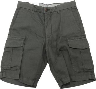 Eleventy Heren, Korte broeken, Groen, Maat: W30 Katoen