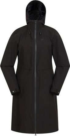 Mountain Warehouse Hilltop Extra Long Waterproof Jacket in Black at Nordstrom, Size 12