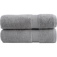 OEM Toallas Solund De Calidad Premium, Juego De 2, Gris, 50 X 100 Cm, 600 G/m&sup2; - Crezuo