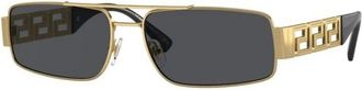 Versace Authentieke Premium Kwaliteit Bril - unisex - Zonnebrillen - Geel - 60 MM - Accessoires