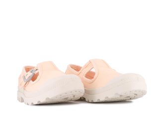 Palladium Sneaker PALLADIUM PAMPA M-JANE WASHED, Damen, Gr. 38, beige (rose stone), Textil, Schuhe Sneaker, aus Textil, mit Gummilaufsohle, mit Riemenverschluss