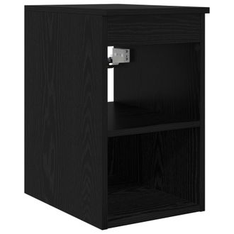 vidaXL Gabinete De Ba&ntilde;o Intermedio Roble Negro 30 X 44,5 X 50 Cm Vidaxl
