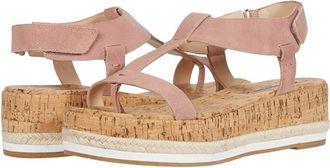 Pelle Moda Womens Pelle Moda Pilar Sandals Pink Leather Platform Silingback KHD621