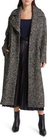 BOSS Clifi Herringbone Longline Coat in Open Misc at Nordstrom Rack, Size 12