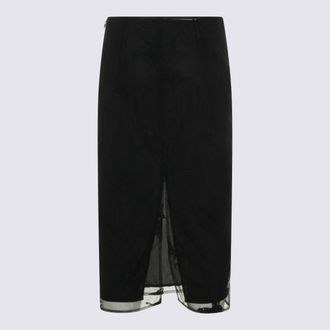 Blumarine Womens Skirts Black _pa Pl