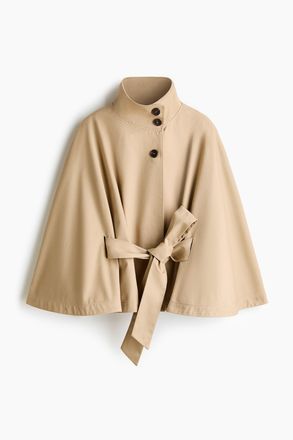H&M Cape-Jacke aus Wolle - Beige