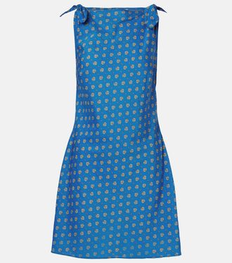 D&ocirc;en D&ocirc;en Maltina cotton and silk minidress